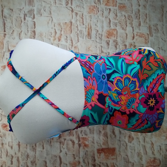 New Skinny Dippers Tapestry Swimsuit by Miraclesuit - Picture 4 of 12